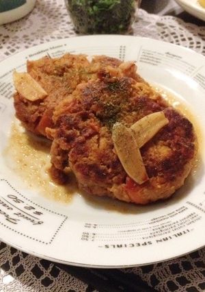 南瓜or薩摩芋のマッシュハンバーグ♡-レシピのメイン写真