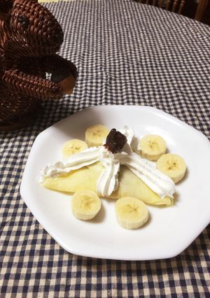 プロのレシピで、チョコバナナクレープ★-レシピのメイン写真