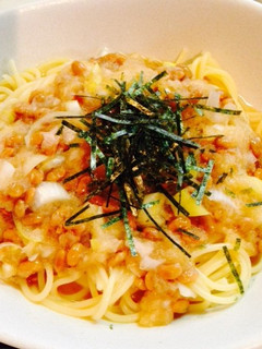 納豆おろしパスタ-レシピのメイン写真