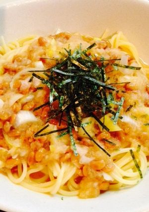 納豆おろしパスタ-レシピのメイン写真