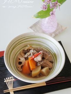 ☆牛スジと根菜の煮込み☆-レシピのメイン写真