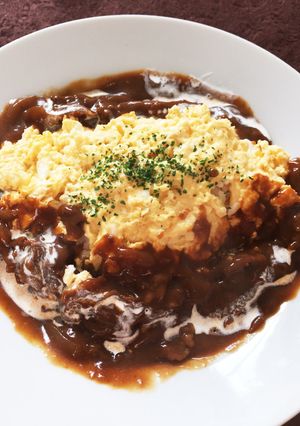 オムハヤシライス-レシピのメイン写真
