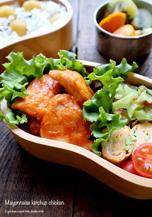 お弁当に！マヨケチャチキン-レシピのメイン写真