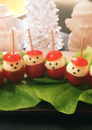 簡単ミニトマトとチーズのサンタカプレーゼ-レシピのメイン写真