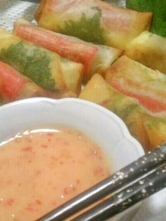 カニカマ大葉チーズ春巻き★チリマヨソース-レシピのメイン写真