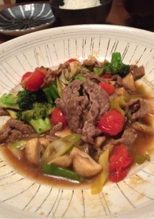 牛肉の和風カレー炒め-レシピのメイン写真
