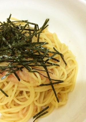 めんつゆで超簡単にお店の味！明太子パスタ-レシピのメイン写真