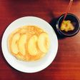 りんごのホットケーキ