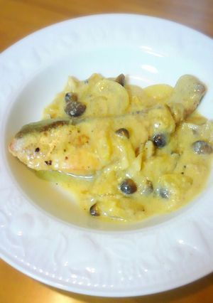 鮭の豆乳クリーム煮-レシピのメイン写真