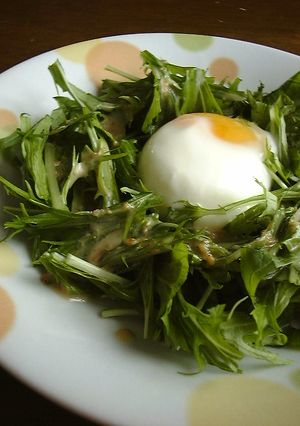 簡単~シャキシャキ水菜サラダ✿-レシピのメイン写真