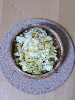 白菜のゆずポン和え♪-レシピのメイン写真