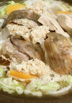 草魚鍋と豆板醤みそのつけダレ-レシピのメイン写真