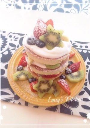 クリスマスホットケーキ-レシピのメイン写真
