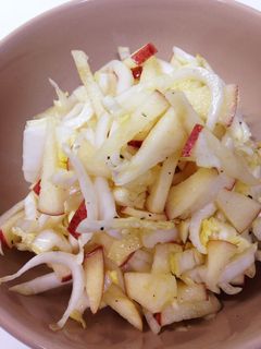 白菜とりんごのさっぱりサラダ-レシピのメイン写真
