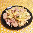 豚肉とセロリのオイスターソース炒め