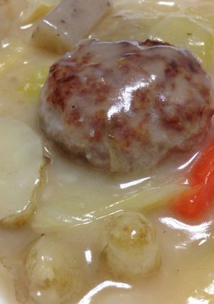 簡単！時短！菊芋とハンバーグのシチュー-レシピのメイン写真