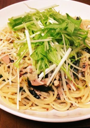 あっさり美味しい⭐ゆかりバターパスタ-レシピのメイン写真