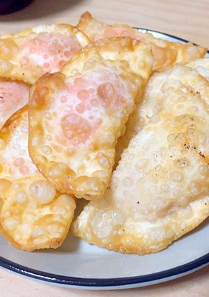残った餃子の皮de明太モチーズ揚げ♪-レシピのメイン写真