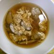 簡単! つみれ 卵 椎茸の お吸い物*°
