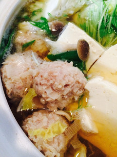 お鍋に!柚子香る♪簡単肉団子-レシピのメイン写真