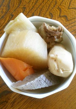 牛すじと小芋と大根の炊いたん-レシピのメイン写真
