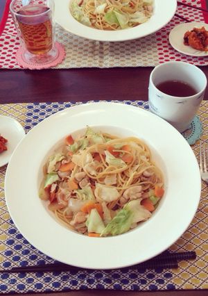 野菜きのこたっぷり和風パスタ-レシピのメイン写真