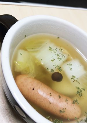 白菜の洋風スープ-レシピのメイン写真