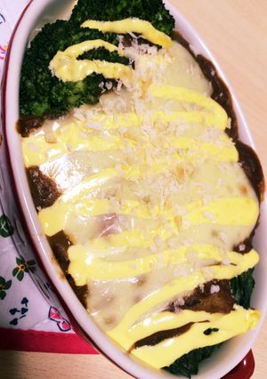 余ったカレーでヘルシーグラタン風-レシピのメイン写真