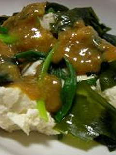 酢味噌かけ豆腐-レシピのメイン写真