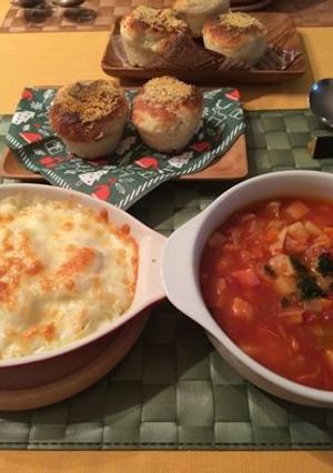 残り野菜でニンニク風味のミネストローネ-レシピのメイン写真