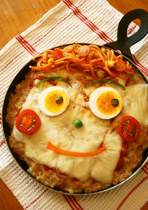 スマイル♪フライパンハンバーグ-レシピのメイン写真