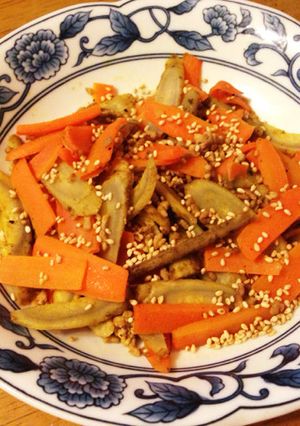 ほっといて美味しいカレーきんぴら-レシピのメイン写真