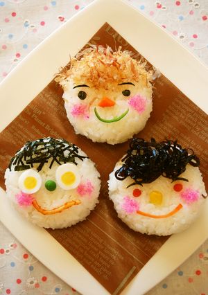 スマイル♪おにぎり-レシピのメイン写真