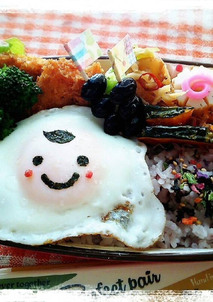 目玉焼きさんお弁当2♪-レシピのメイン写真