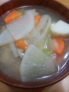 手早く豚汁-レシピのメイン写真