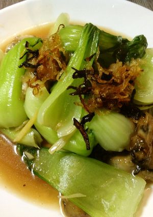 中華風牡蠣と青梗菜炒め-レシピのメイン写真