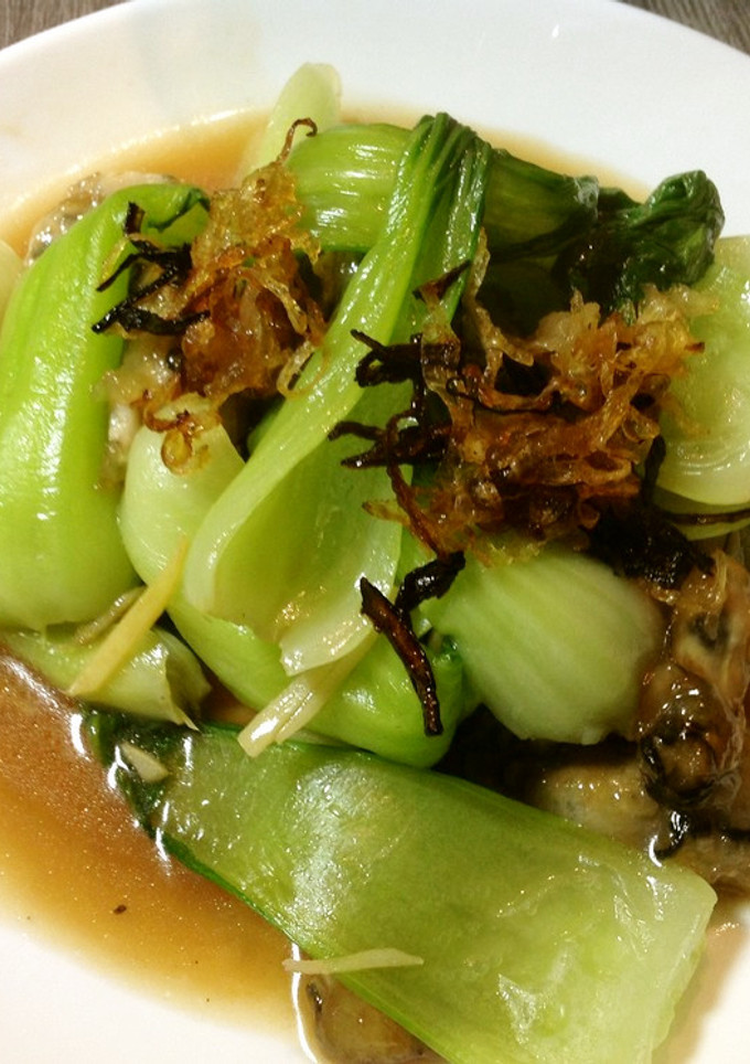 中華風牡蠣と青梗菜炒め-レシピのメイン写真