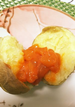 激ウマ★じゃがバター、いかのウニ漬け乗せ-レシピのメイン写真