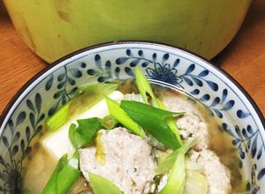 イワシのつみれ鍋、味噌とにんにくで！-レシピのメイン写真