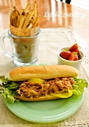 5分で作れる　本格的BBQサンドイッチ-レシピのメイン写真