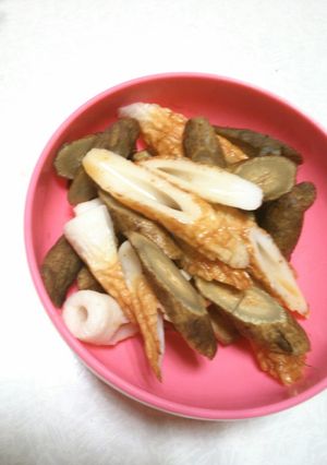 ごぼう竹輪ポン酢サラダ-レシピのメイン写真