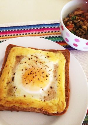 子供でも作れる！たまごトースト♡-レシピのメイン写真