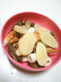 ごぼう竹輪たくあんサラダ-レシピのメイン写真