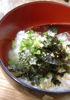 鶏スープ茶漬け-レシピのメイン写真