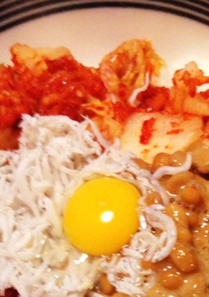納豆スタミナ丼-レシピのメイン写真