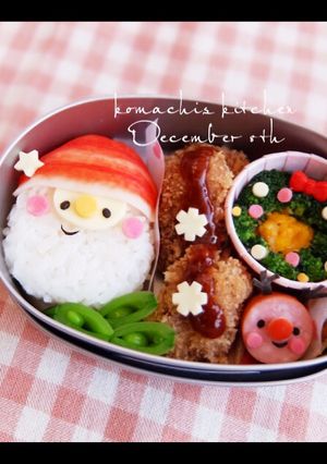 キャラ弁♡サンタさん2 クリスマス-レシピのメイン写真
