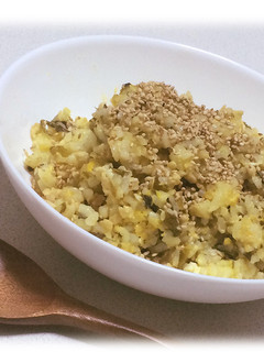 金ごま高菜炒飯-レシピのメイン写真