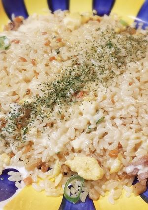 かけチャー☆チーズソースでリゾット風炒飯-レシピのメイン写真