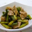 シンプル1番!にんにくの芽炒め、醤油風味