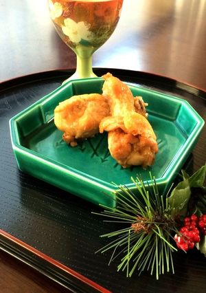 骨付き鶏のこく梅煮～お正月にぴったり～-レシピのメイン写真